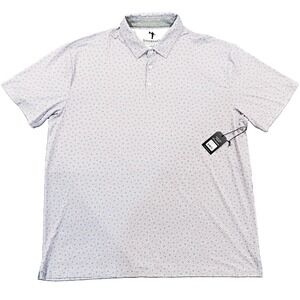 AndersonOrd Ellagray Golf Polo Shirt XXL NWT Mens Eilish Pattern Performance